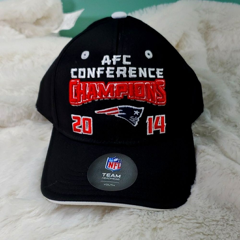 Youth New England Patriots 2014 conference champions hat